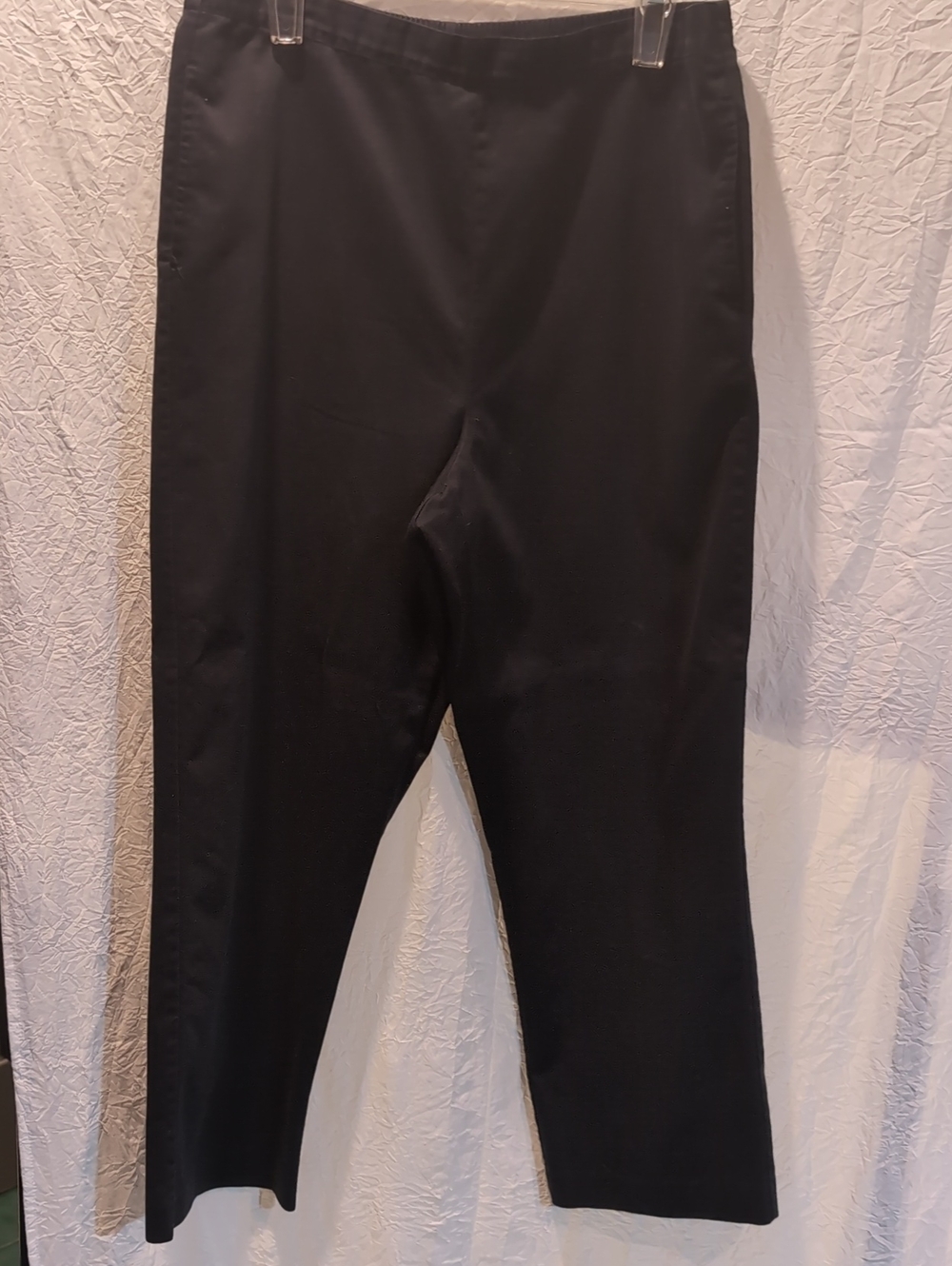 Alfred Dunner Black Chinos for Men